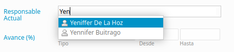 Responsable Actual