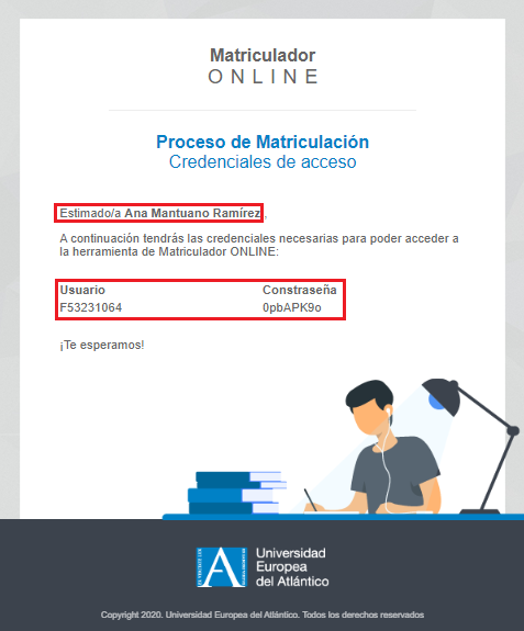 Credenciales de acceso